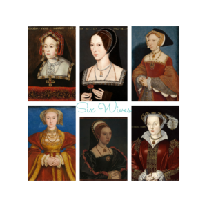 Portraits of Henry VIII's six wives