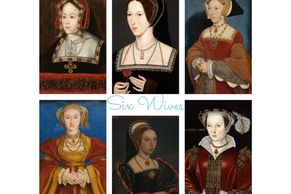 Portraits of Henry VIII's six wives